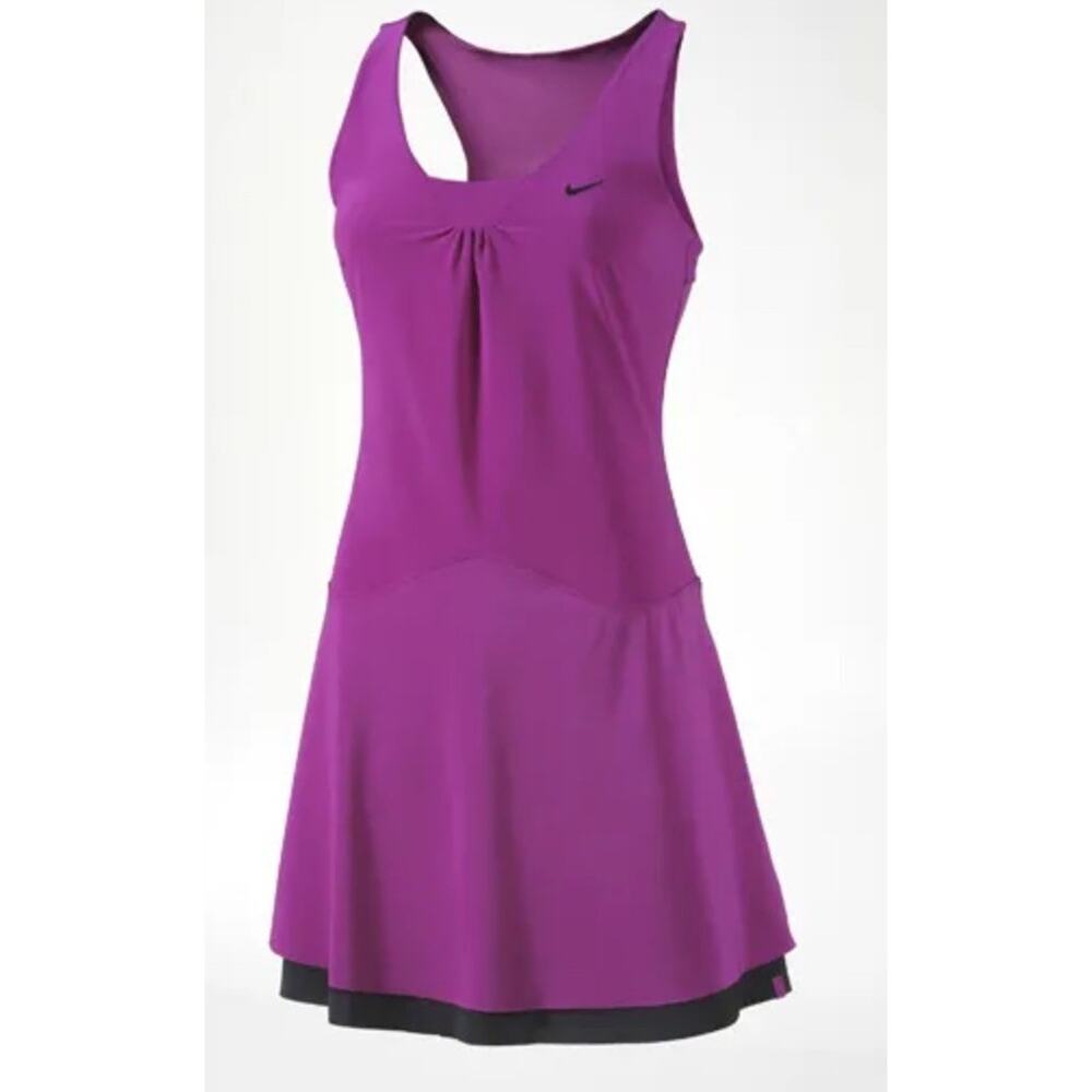 Nike Serena Williams Fuchsia Pink Tennis Athletic Dress S